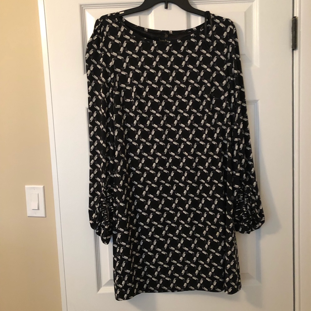 Laundry Dress Black Pattern